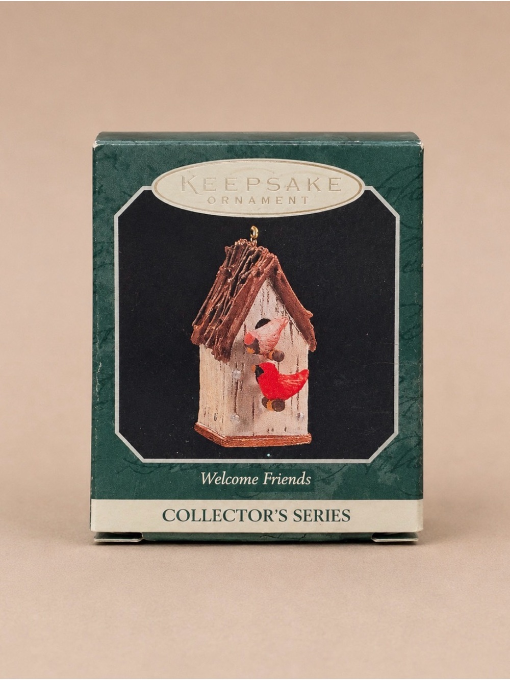 Hallmark Keepsake Ornament Collector Series Welcome Friends, 1998, Bird House